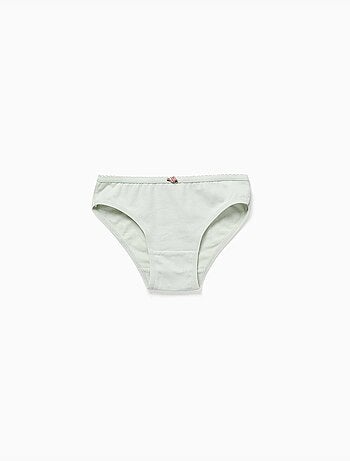 Set van 5 slipjes met decoratieve rozen
