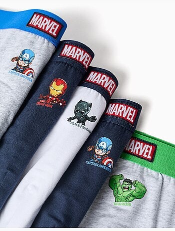 Set van 5 slips met avengers prints