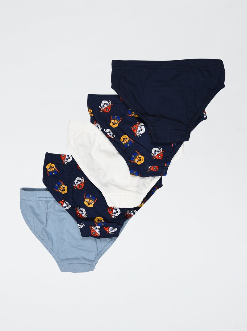 Set van 5 slips 'Pat' Patrouille' Blauw - Kiabi