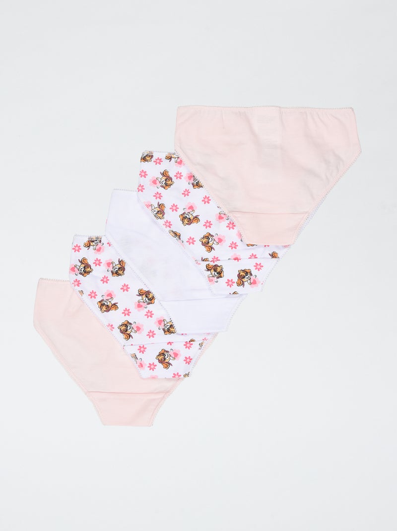 Set van 5 slips 'Pat'patrouille' Rose - Kiabi