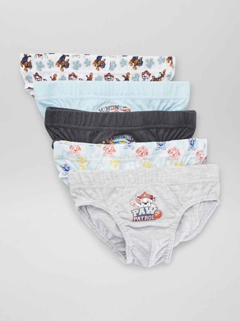 Set van 5 slips 'PAW Patrol' BLAUW - Kiabi