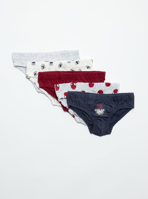 Set van 5 slips 'Spiderman' - Kiabi