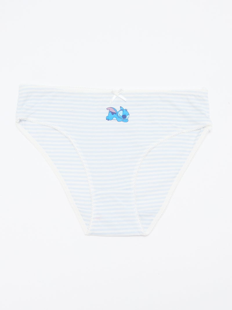 Set van 5 slips 'Stitch' Blauw - Kiabi