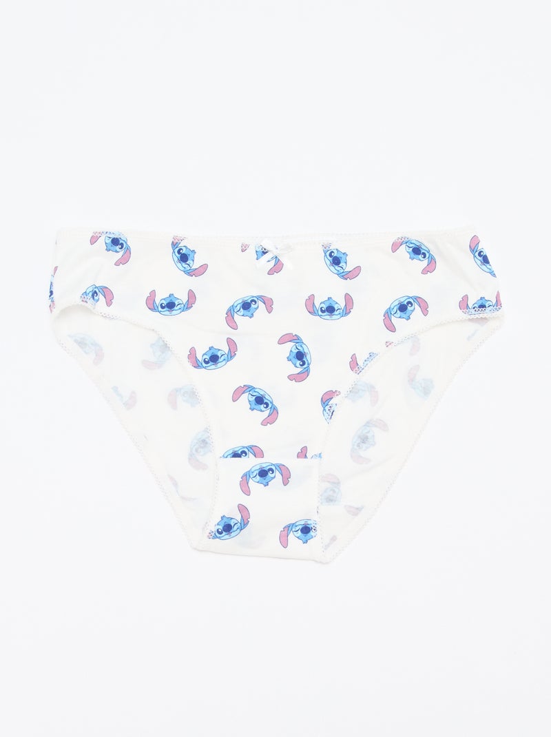 Set van 5 slips 'Stitch' Blauw - Kiabi
