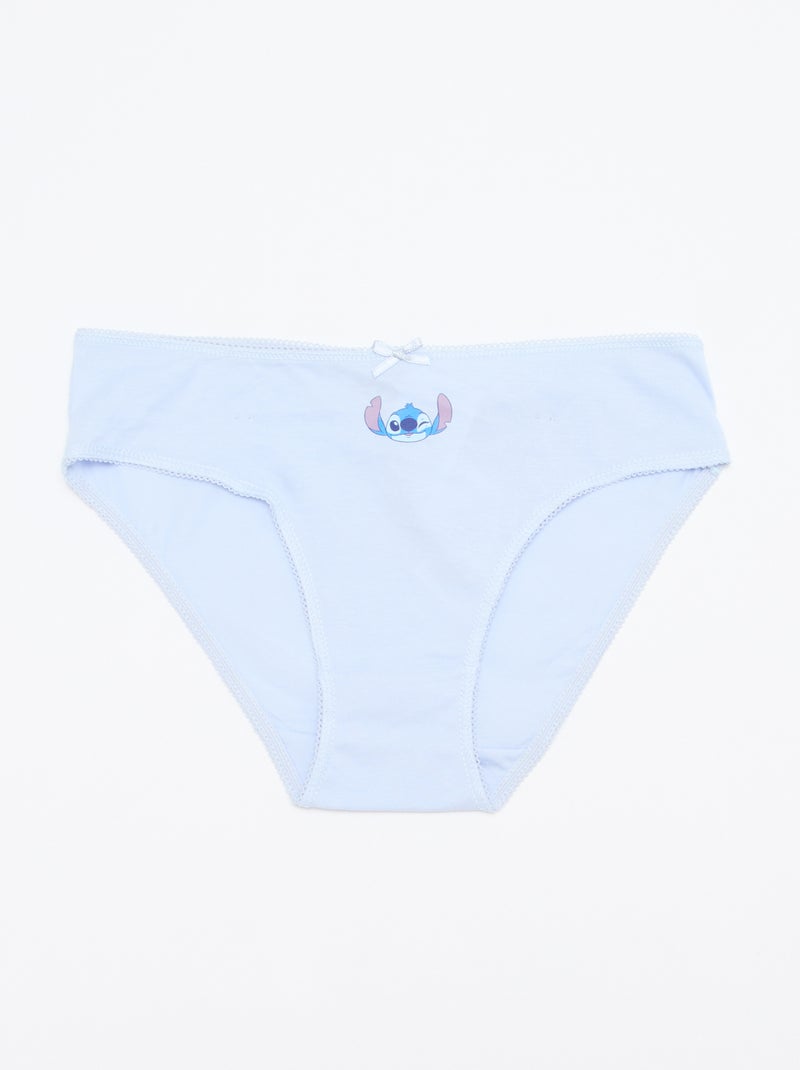 Set van 5 slips 'Stitch' Blauw - Kiabi