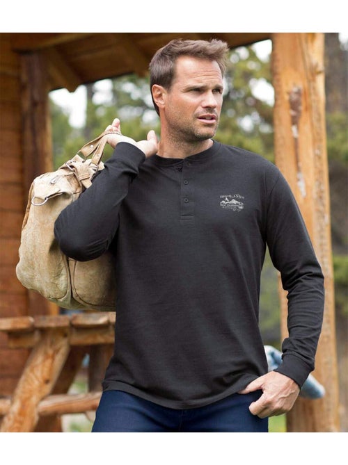 Set van 5 t-shirts met lange mouwen en henleykraag - atlas for men - Kiabi Set van 5 t-shirts met lange mouwen en henleykraag - atlas for men - Kiabi