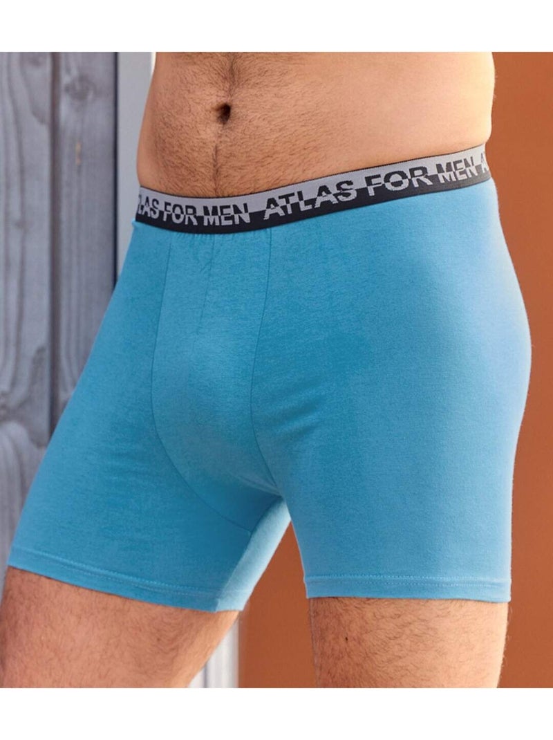 Set van 6 boxers top comfort - ATLAS FOR MEN Blauw Grijs Zwart - Kiabi