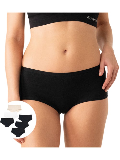 Set van 6 boxershorts dames ecopack athena - Kiabi