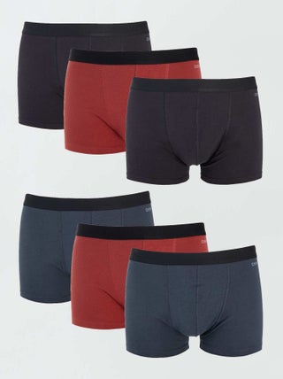 Set van 6 boxershorts 'DIM' ECODIM PACK