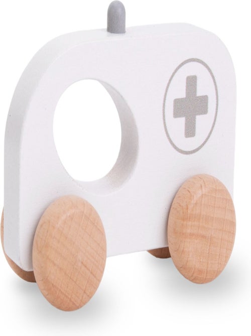 Set van 6 houten voertuigen voor baby's vanaf 12 maanden – veilig en educatief speelgoed - Kiabi Set van 6 houten voertuigen voor baby's vanaf 12 maanden – veilig en educatief speelgoed - Kiabi