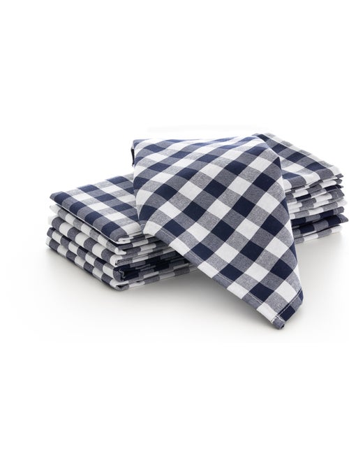 Set van 6 katoenen servetten met vichy-ruit - gamusi - Kiabi Set van 6 katoenen servetten met vichy-ruit - gamusi - Kiabi