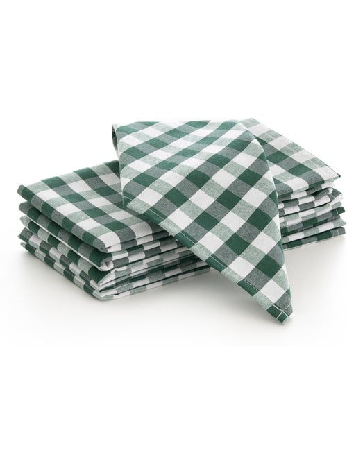 Set van 6 katoenen servetten met vichy-ruit - gamusi - Kiabi Set van 6 katoenen servetten met vichy-ruit - gamusi - Kiabi