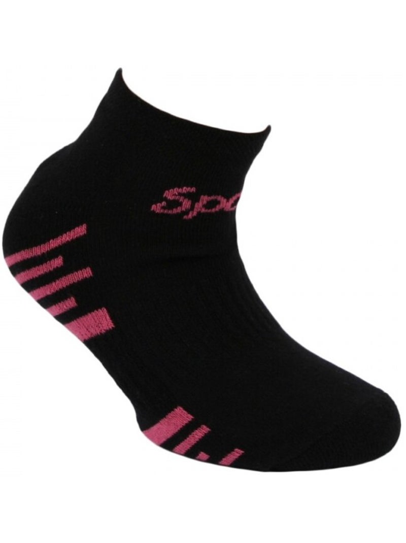 Set van 6 korte sportsokken meisje Wit Multikleur Wit - Kiabi