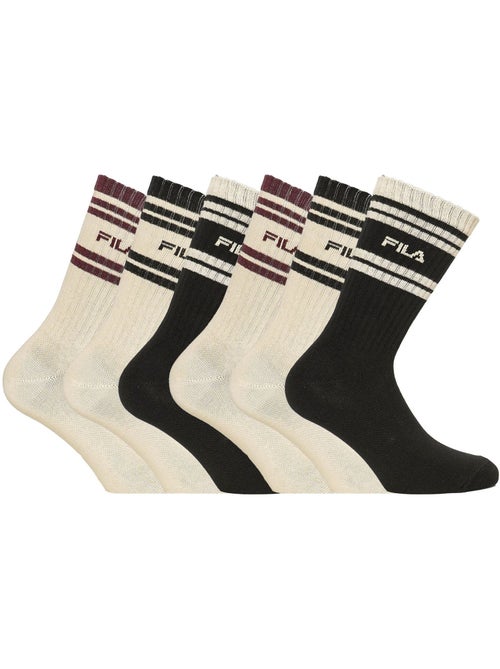 Set van 6 paar heren lifestyle tennisschoenen fu5366 - Kiabi