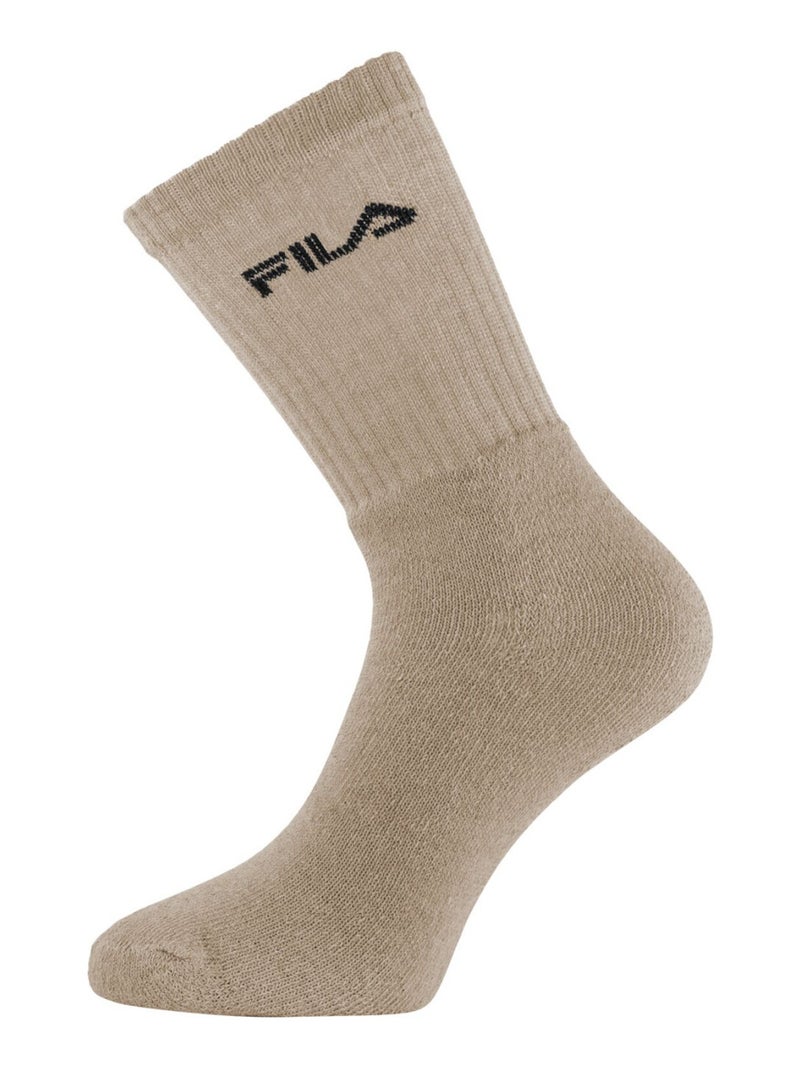 Set van 6 paar herentennisschoenen f9581 naturel Beige - Kiabi