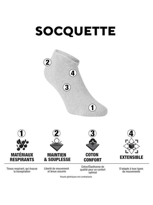 Set van 6 paar korte herenlaarzen - Kiabi