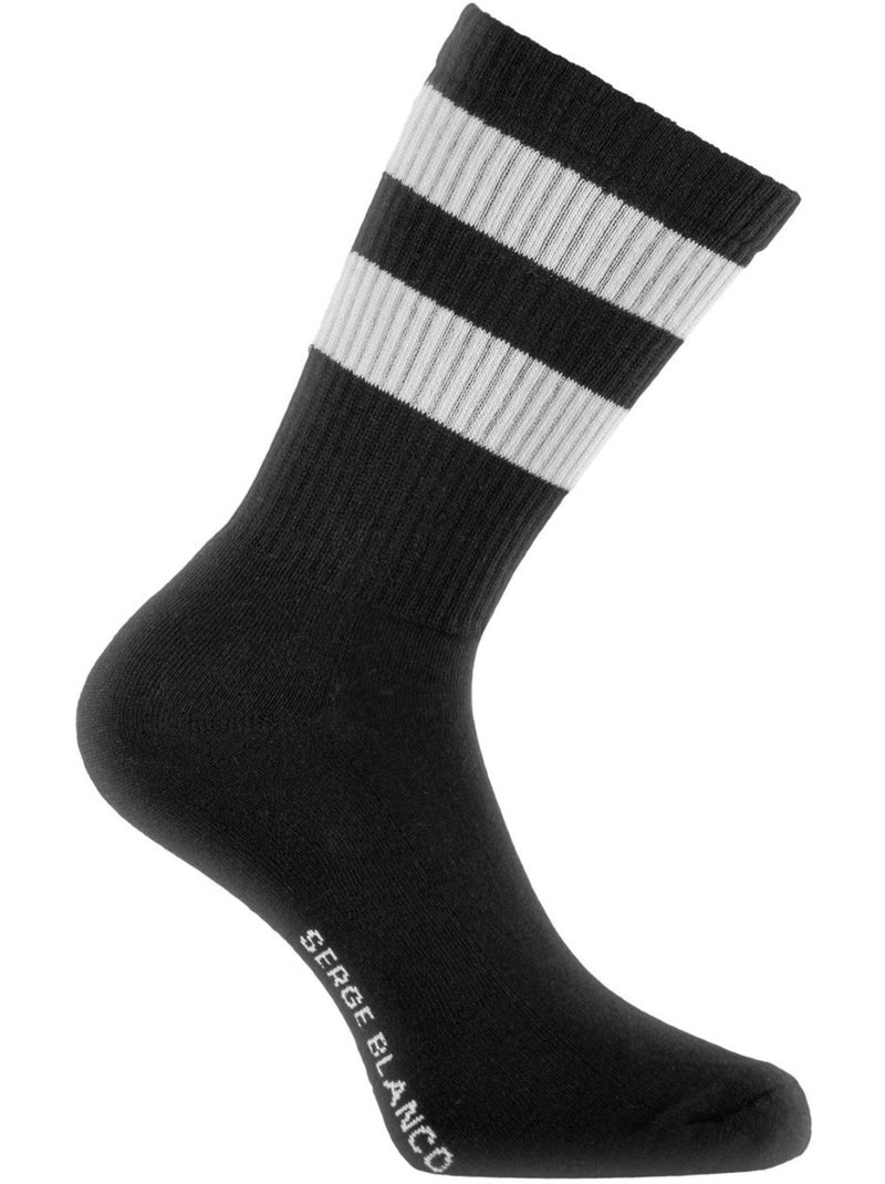 Set van 6 paar serge blanco tennisschoenen Wit - Kiabi