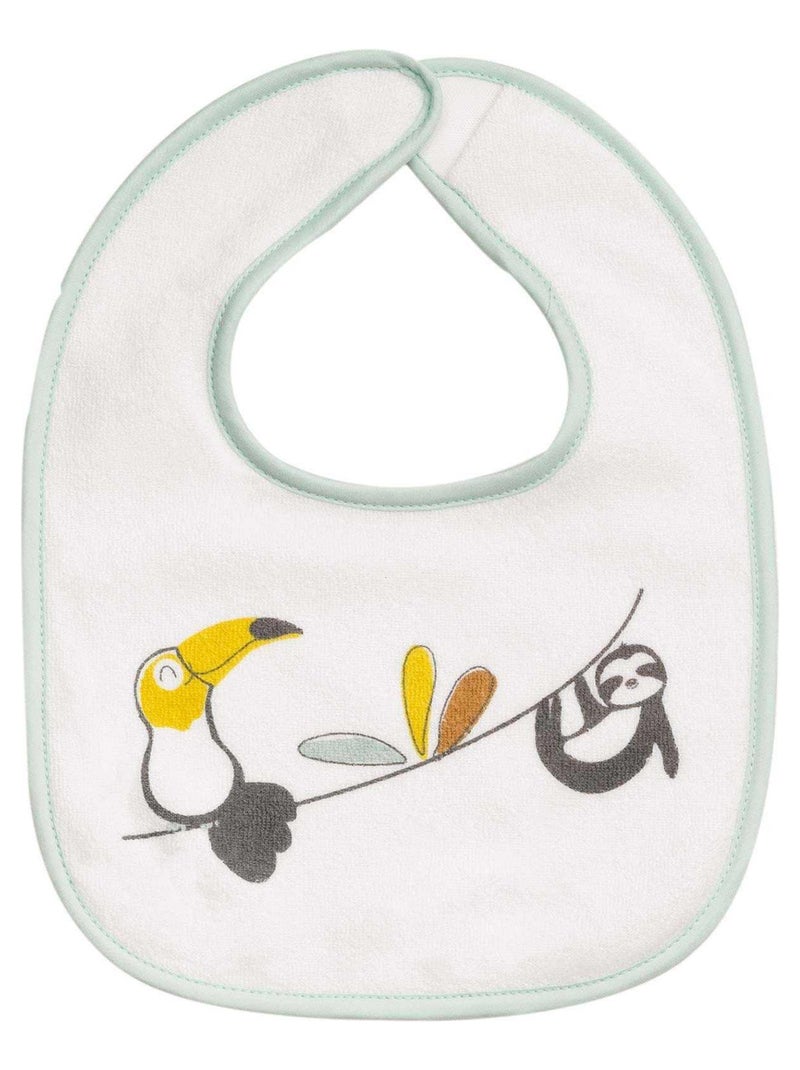 Set van 6 slabbetjes Wit - Kiabi