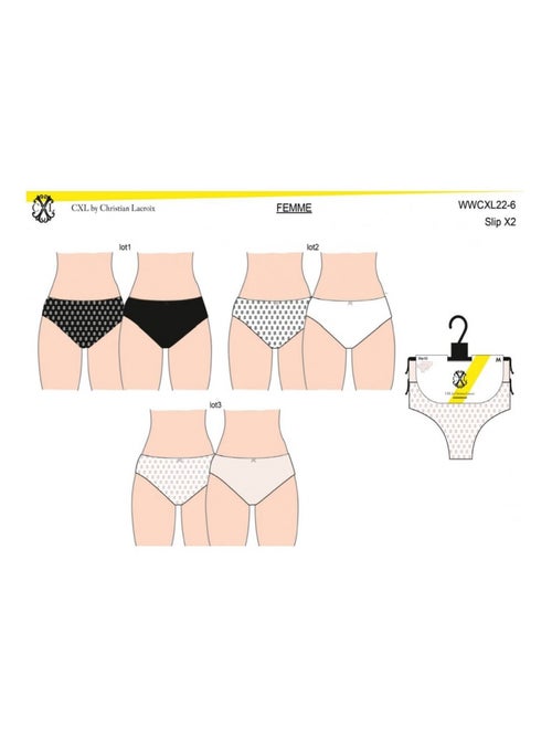 Set van 6 slips CXL by LACROIX - Kiabi Set van 6 slips CXL by LACROIX - Kiabi