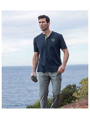 Set van 6 T-shirts met henley kraag - ATLAS FOR MEN