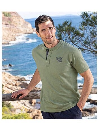 Set van 6 T-shirts met henley kraag - ATLAS FOR MEN