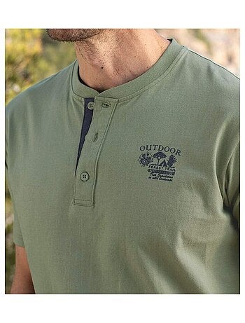 Set van 6 T-shirts met henley kraag - ATLAS FOR MEN