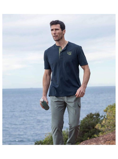 Set van 6 T-shirts met henley kraag - ATLAS FOR MEN - Kiabi