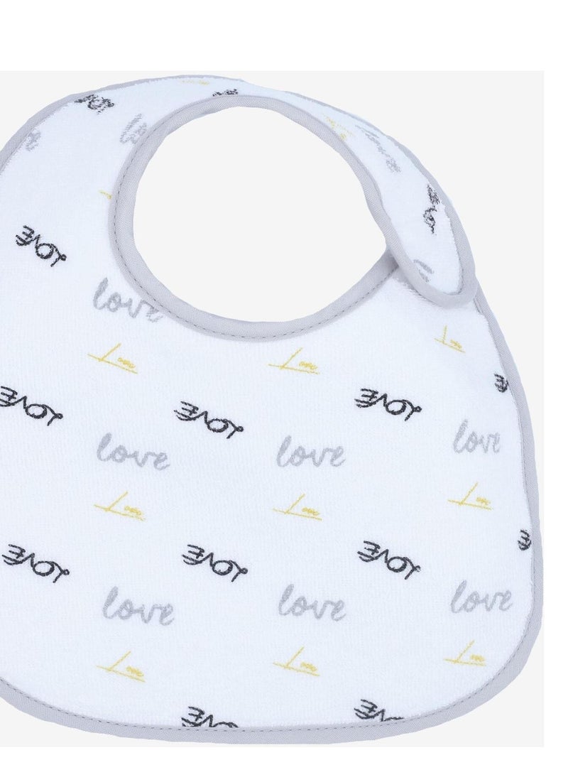 Set van 7 baby slabbetjes Geel - Kiabi