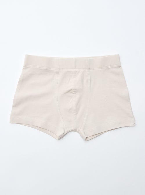 Set van 7 effen boxers voor heren - Kiabi