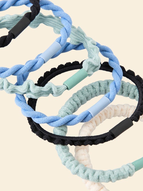 Set van 7 elastiekjes (ekstract) - Kiabi