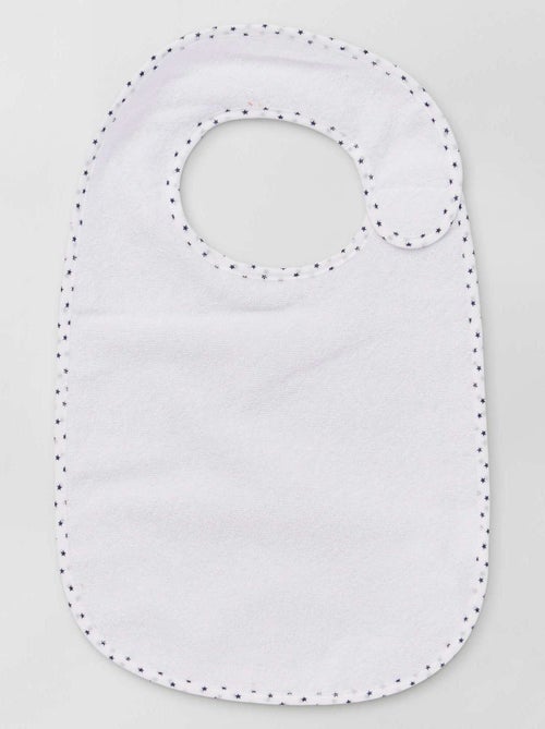 Set van 7 gevoerde slabbetjes van badstof - Kiabi Set van 7 gevoerde slabbetjes van badstof - Kiabi