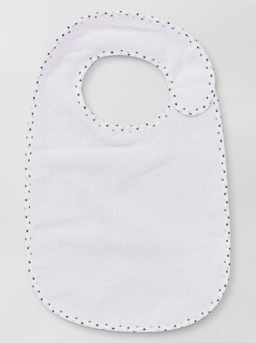 Set van 7 gevoerde slabbetjes van badstof - Kiabi Set van 7 gevoerde slabbetjes van badstof - Kiabi