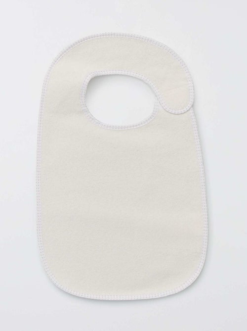 Set van 7 gevoerde slabbetjes van badstof - Kiabi Set van 7 gevoerde slabbetjes van badstof - Kiabi