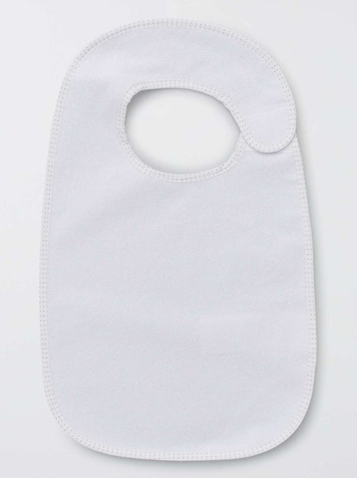 Set van 7 gevoerde slabbetjes van badstof - Kiabi Set van 7 gevoerde slabbetjes van badstof - Kiabi