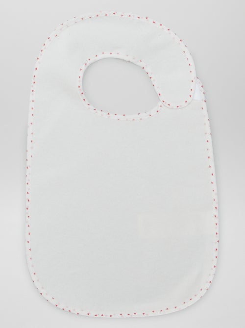 Set van 7 gevoerde slabbetjes van badstof - Kiabi Set van 7 gevoerde slabbetjes van badstof - Kiabi