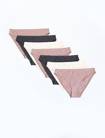 Set van 7 katoenen slips
