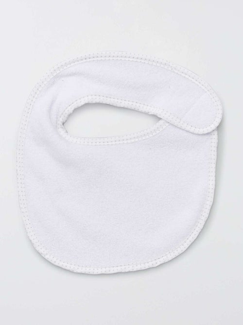 Set van 7 slabbetjes van badstof met klittenband - Kiabi Set van 7 slabbetjes van badstof met klittenband - Kiabi