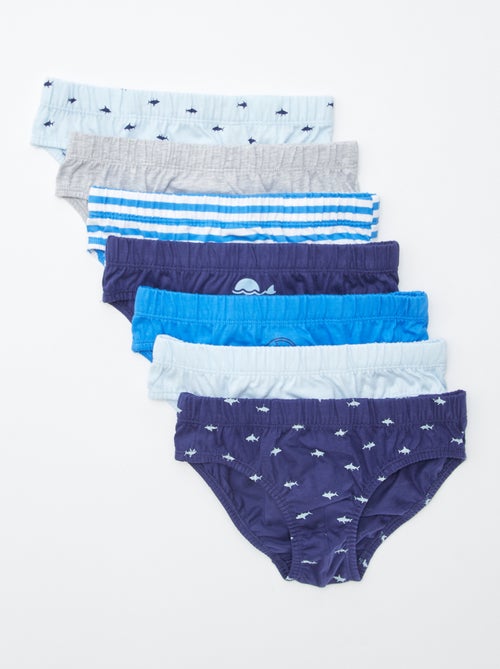 Set van 7 slips met print - Kiabi