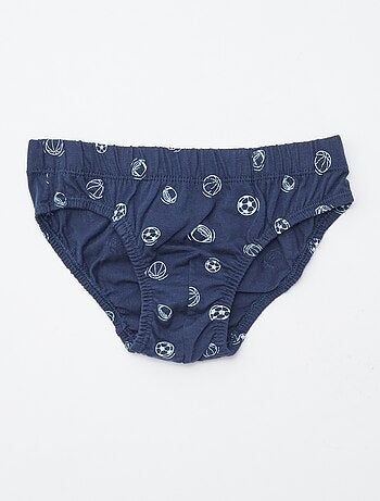 Set van 7 slips met print