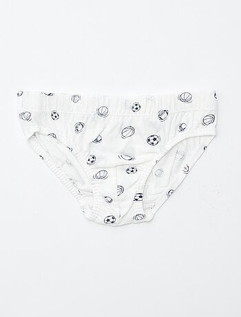 Set van 7 slips met print
