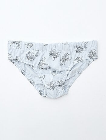 Set van 7 slips met print