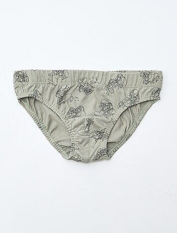 Set van 7 slips met print