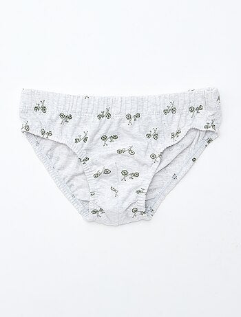 Set van 7 slips met print