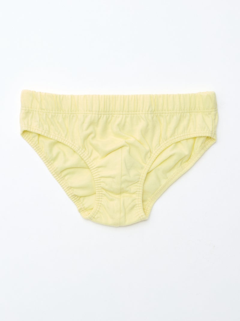 Set van 7 slips met print Grijs - Kiabi