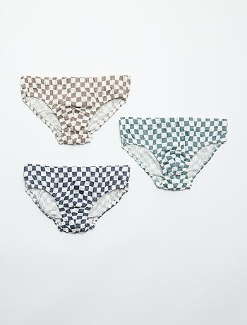 Set van 7 slips met print