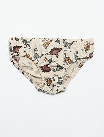 Set van 7 slips met print