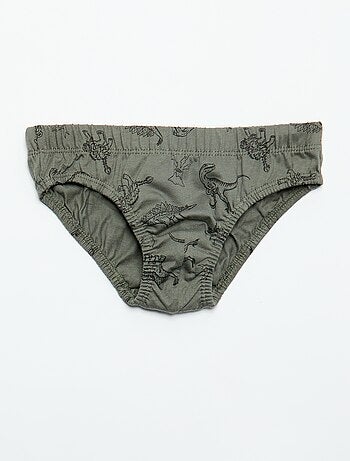 Set van 7 slips met print