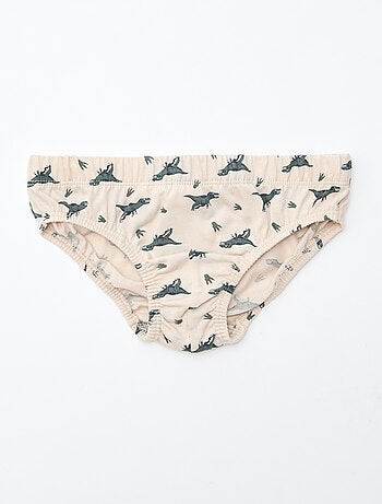 Set van 7 slips met print