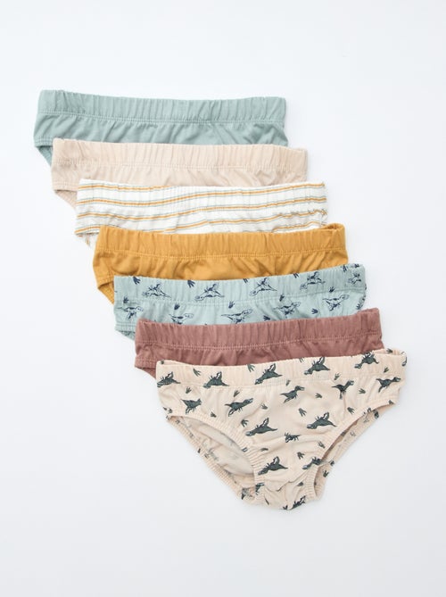 Set van 7 slips met print - Kiabi