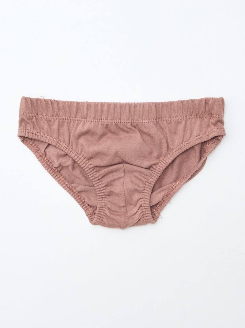 Set van 7 slips met print Wit - Kiabi